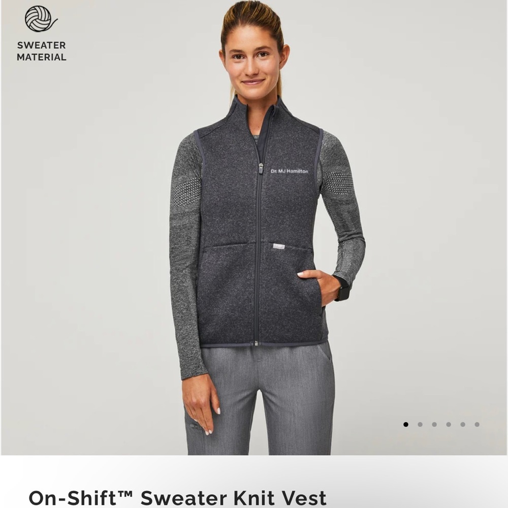 FIGS on-shift sweater knit vest